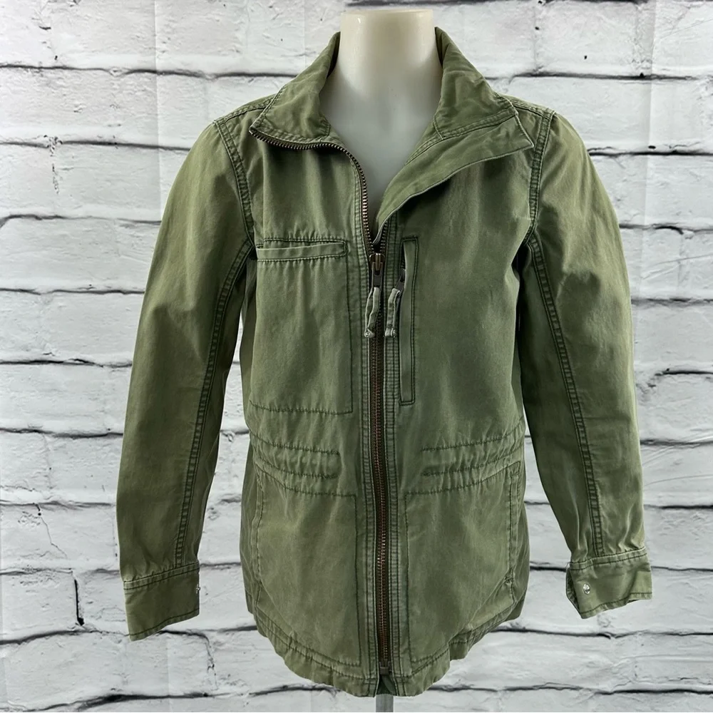 MADEWELL Fleet Jacket Military Army Green Utility Size XS Full Zip